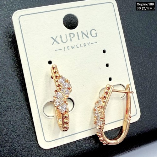 Сережки Xuping18К 20252 (2,1см)